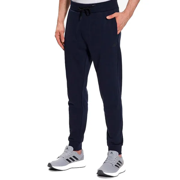 Pantaloni sportivi pentru bărbați 4F 4FAW23TTROM452-30S L/ Navy Blue photo 2
