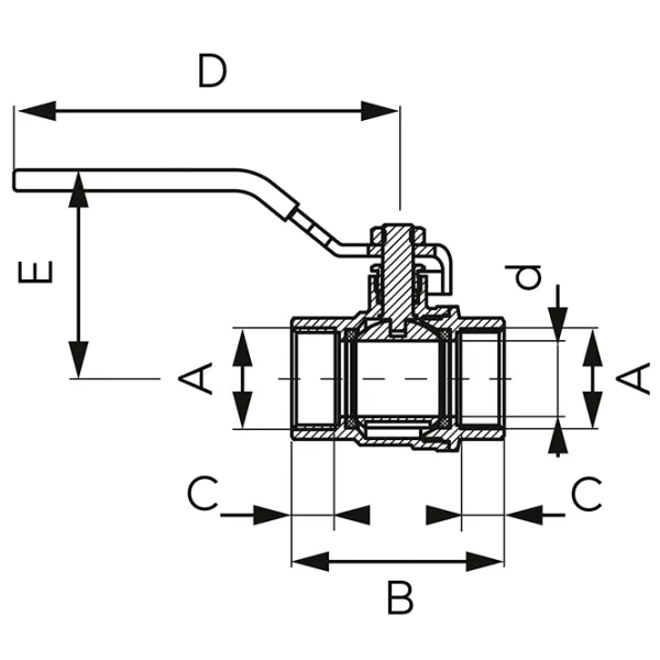 Robinet Ferro KFP1 F/ F photo 2 Robinet Ferro KFP1 F/ F photo 2