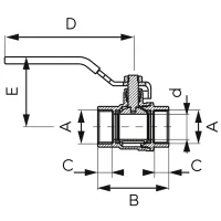 Robinet Ferro KFP1 F/ F photo 2