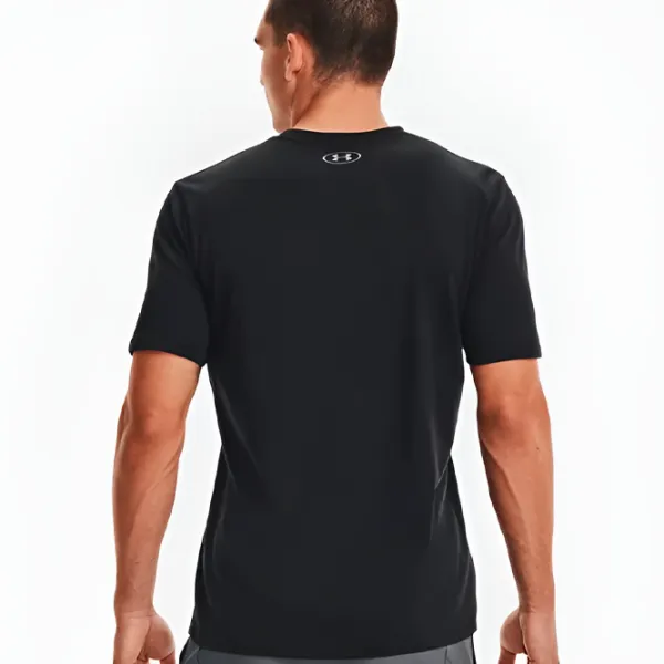 Футболка для мужчин Under Armour UA TEAM ISSUE WORDMARK SS-BLK 60% хлопок, 40% полиэстер/ Черный photo 3
