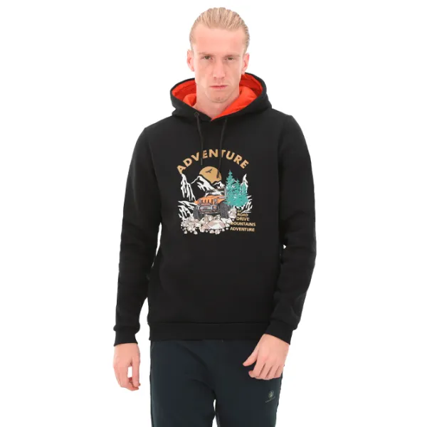 Hanorac pentru bărbați Lumberjack 3W ML WILD 17CG575 3PR Drept/ Black photo 2