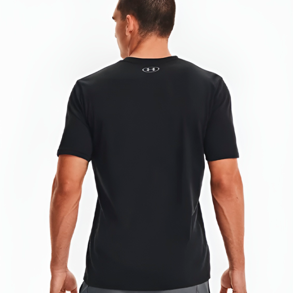 Футболка для мужчин Under Armour UA TEAM ISSUE WORDMARK SS-BLK 60% хлопок, 40% полиэстер/ Черный photo 3 Футболка для мужчин Under Armour UA TEAM ISSUE WORDMARK SS-BLK 60% хлопок, 40% полиэстер/ Черный photo 3