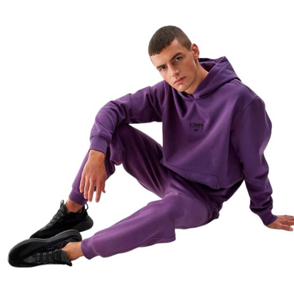 Pantaloni sportivi pentru bărbați 4F 4FAW23TTROM466-60S S/ Burgundy photo 3