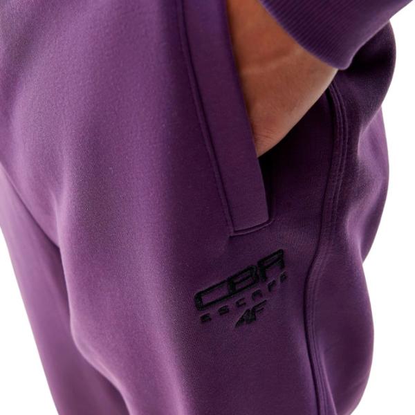 Pantaloni sportivi pentru bărbați 4F 4FAW23TTROM466-60S S/ Burgundy photo 7