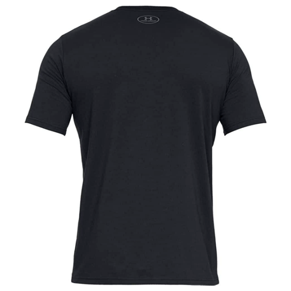 Tricou pentru bărbați Under Armour Armour Shirt Boxed Sportstyle 60% bumbac, 40% poliester/ Black photo 2 Tricou pentru bărbați Under Armour Armour Shirt Boxed Sportstyle 60% bumbac, 40% poliester/ Black photo 2