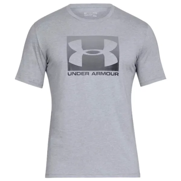 Футболка для мужчин Under Armour Armour Shirt Boxed Sportstyle 60% хлопок, 40% полиэстер/ Серый photo 5 Футболка для мужчин Under Armour Armour Shirt Boxed Sportstyle 60% хлопок, 40% полиэстер/ Серый photo 5