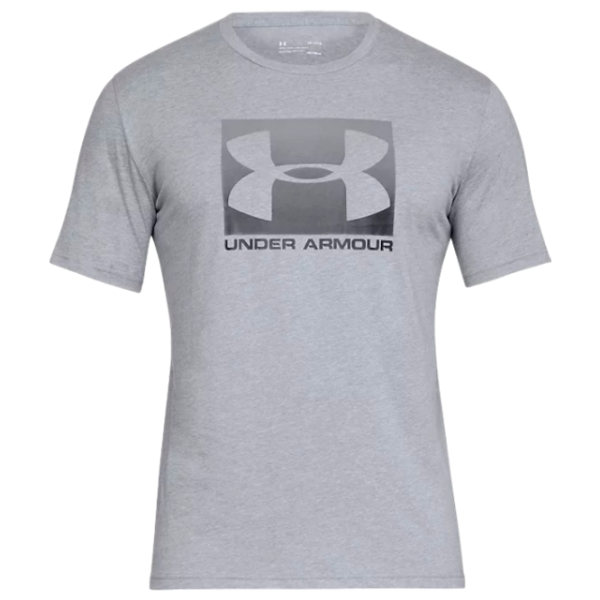Футболка для мужчин Under Armour Armour Shirt Boxed Sportstyle 60% хлопок, 40% полиэстер/ Серый photo 5 Футболка для мужчин Under Armour Armour Shirt Boxed Sportstyle 60% хлопок, 40% полиэстер/ Серый photo 5