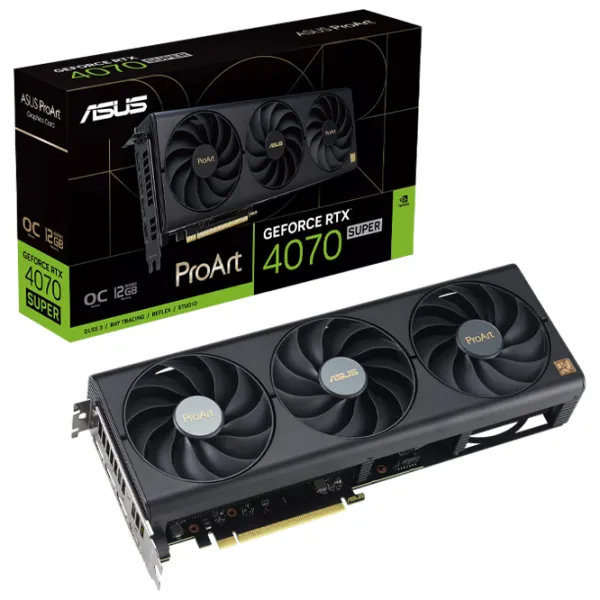 Placă video Asus GeForce RTX 4070 ProArt SUPER OC Edition PCI Express x16 4.0 / 12 GB photo 7 Placă video Asus GeForce RTX 4070 ProArt SUPER OC Edition PCI Express x16 4.0 / 12 GB photo 7