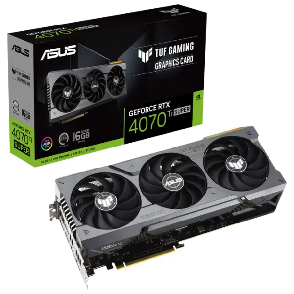 Placă video Asus GeForce RTX 4070 Ti SUPER TUF GAMING PCI Express x16 4.0 / 16 GB photo 7 Placă video Asus GeForce RTX 4070 Ti SUPER TUF GAMING PCI Express x16 4.0 / 16 GB photo 7