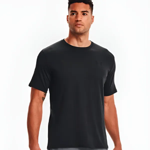 Футболка для мужчин Under Armour Shirt Sportstyle Left Chest Ss 60% хлопок, 40% полиэстер/ Черный photo 2 Футболка для мужчин Under Armour Shirt Sportstyle Left Chest Ss 60% хлопок, 40% полиэстер/ Черный photo 2