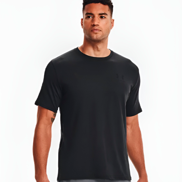 Футболка для мужчин Under Armour Shirt Sportstyle Left Chest Ss 60% хлопок, 40% полиэстер/ Черный photo 2 Футболка для мужчин Under Armour Shirt Sportstyle Left Chest Ss 60% хлопок, 40% полиэстер/ Черный photo 2