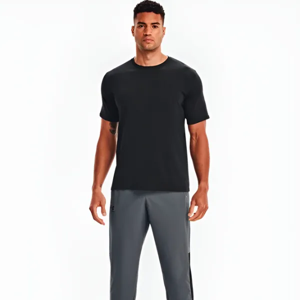 Tricou pentru bărbați Under Armour Shirt Sportstyle Left Chest Ss 60% bumbac, 40% poliester/ Black photo 4