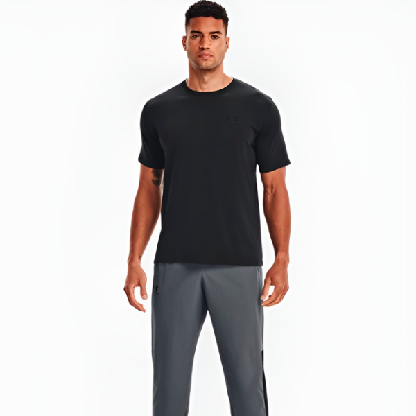 Tricou pentru bărbați Under Armour Shirt Sportstyle Left Chest Ss 60% bumbac, 40% poliester/ Black photo 4