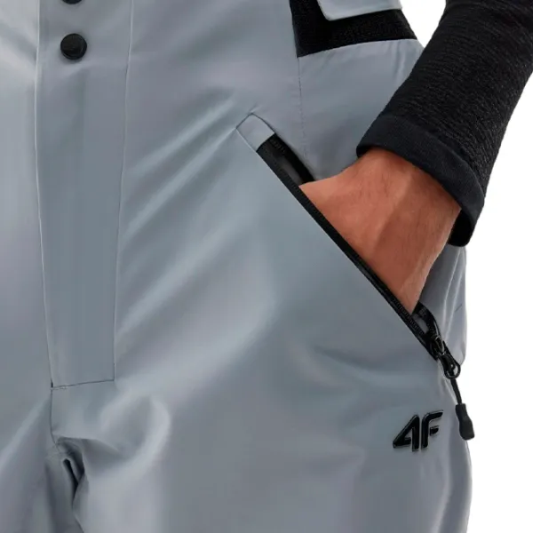 Pantaloni sportivi pentru bărbați 4F Dermizax 20000 membrane M/ Gray photo 4