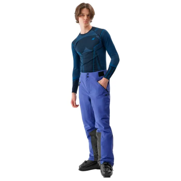 Pantaloni sportivi pentru bărbați 4F Dermizax 20000 membrane S/ Navy Blue photo 2