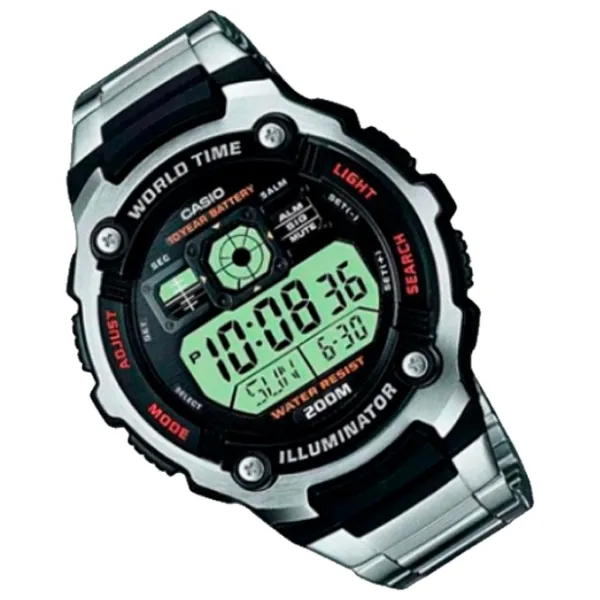 Ceas de mână pentru bărbați Casio AE-2000WD-1A Cuarț/ 48 mm photo 2 Ceas de mână pentru bărbați Casio AE-2000WD-1A Cuarț/ 48 mm photo 2