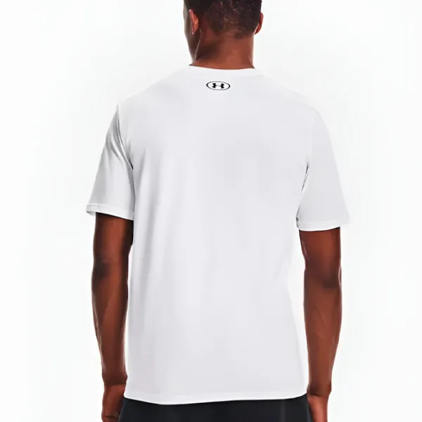 Tricou pentru bărbați Under Armour Shirt Sportstyle Left Chest Ss 60% bumbac, 40% poliester/ White photo 3