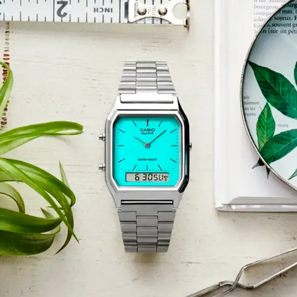 Ceas de mână unisex Casio AQ-230A-2A2 Cuarț/ 39 x 30 mm photo 2 Ceas de mână unisex Casio AQ-230A-2A2 Cuarț/ 39 x 30 mm photo 2