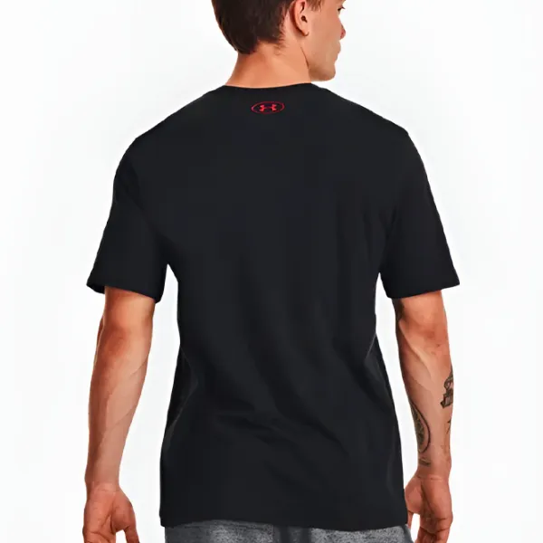 Tricou pentru bărbați Under Armour Shirt Gl Foundation 60% bumbac, 40% poliester/ Black photo 2