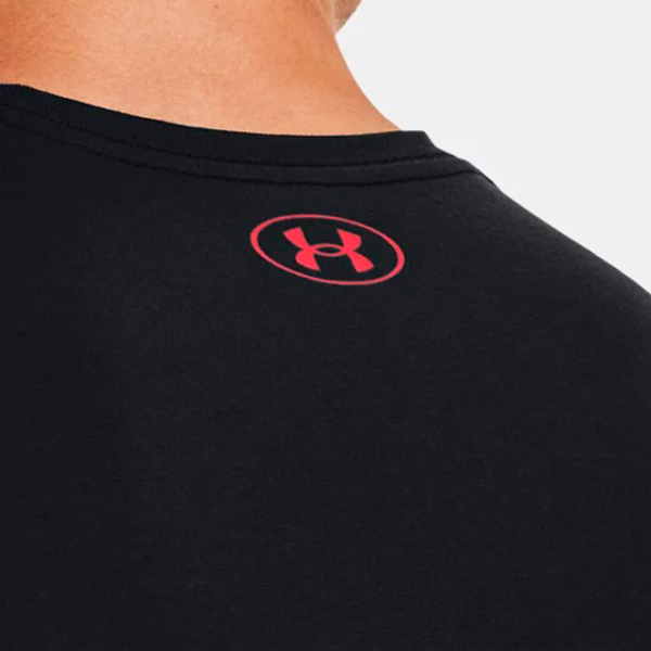 Tricou pentru bărbați Under Armour Shirt Gl Foundation 60% bumbac, 40% poliester/ Black photo 3 Tricou pentru bărbați Under Armour Shirt Gl Foundation 60% bumbac, 40% poliester/ Black photo 3