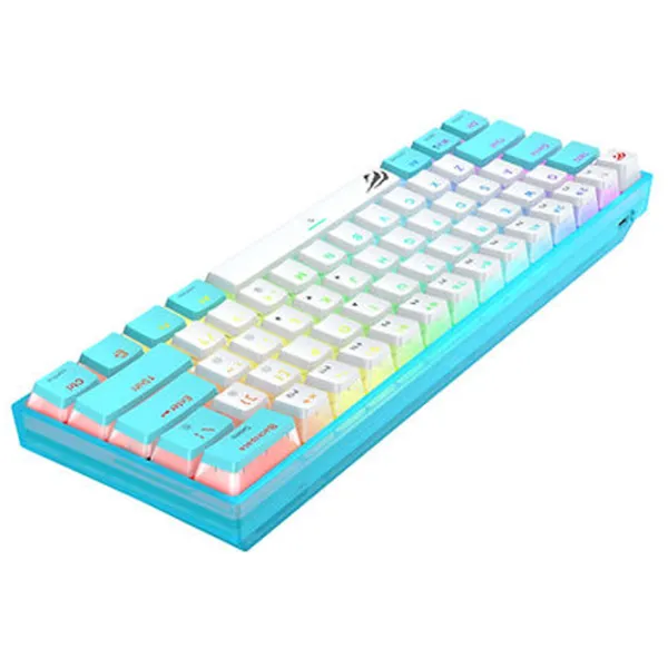 Клавиатура Havit KB877L Беспроводные + Проводные/ Синий photo 3