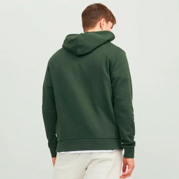 Hanorac pentru bărbați Jack & Jones JJECORP LOGO SWEAT HOOD NOO Drept/ Green photo 3 Hanorac pentru bărbați Jack & Jones JJECORP LOGO SWEAT HOOD NOO Drept/ Green photo 3