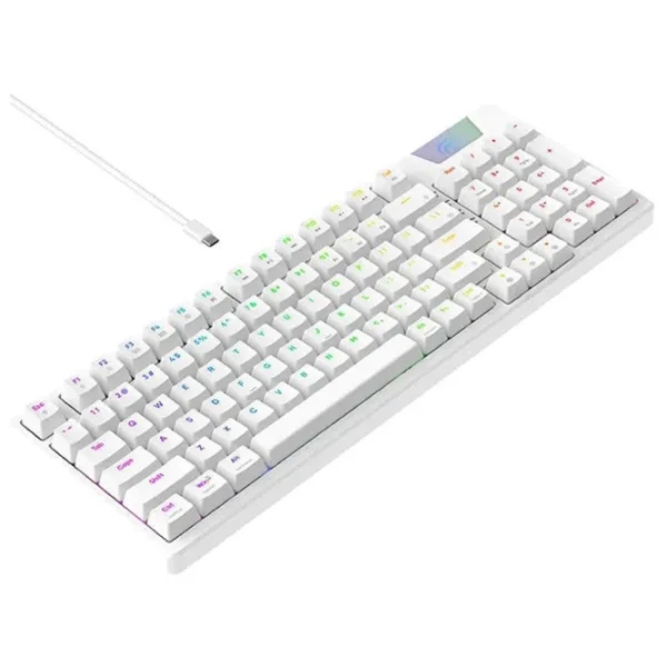 Клавиатура Havit KB885L Беспроводные + Проводные/ Белый photo 2