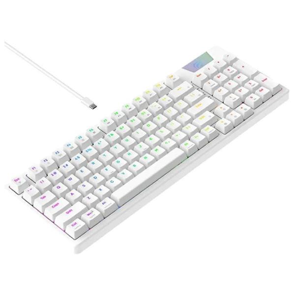 Клавиатура Havit KB885L Беспроводные + Проводные/ Белый photo 2