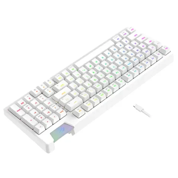 Клавиатура Havit KB885L Беспроводные + Проводные/ Белый photo 3