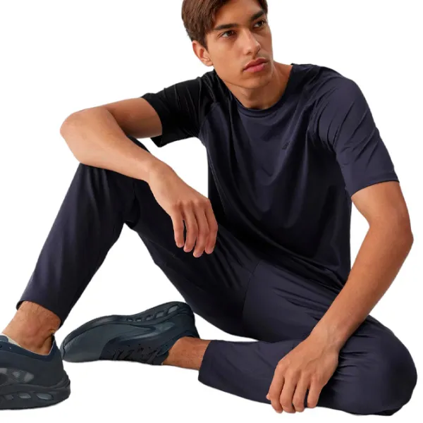 Pantaloni sportivi pentru bărbați 4F 4FAW23TFTRM351-32S 3XL/ Navy Blue photo 3