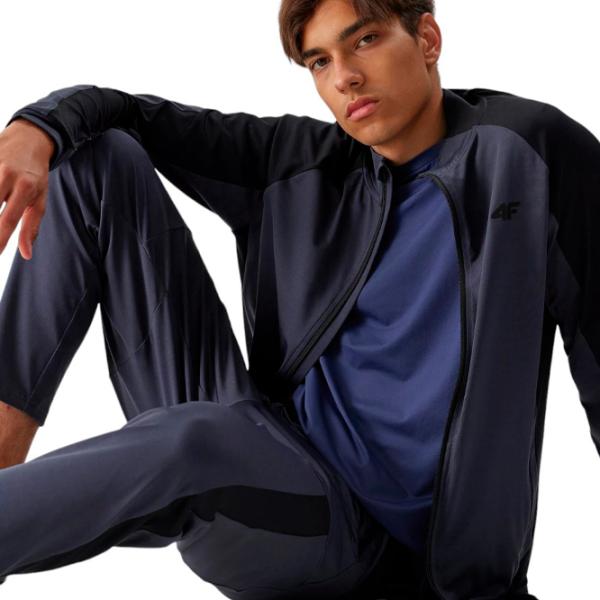 Pantaloni sportivi pentru bărbați 4F 4FAW23TFTRM351-23S S/ Gray photo 4