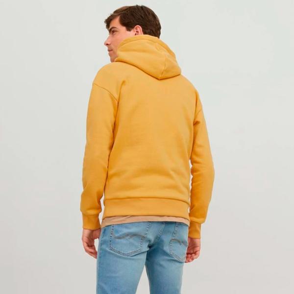 Hanorac pentru bărbați Jack & Jones JJEJOSH SWEAT HOOD NOO Drept/ Yellow photo 3