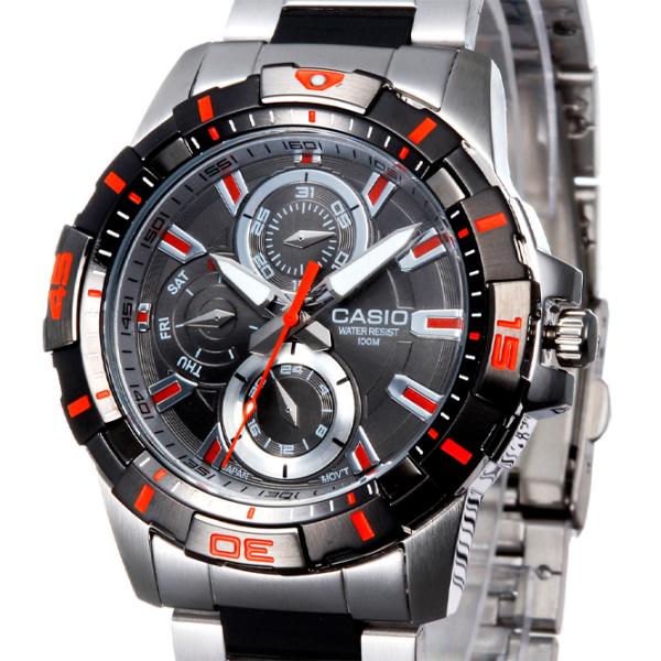 Наручные часы для мужчин Casio MTD-1071D-1A2 Кварцевый/ 44 мм photo 3