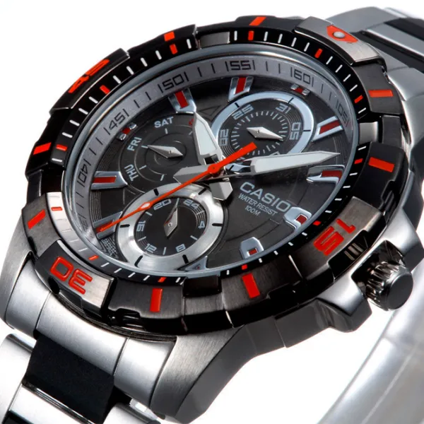 Наручные часы для мужчин Casio MTD-1071D-1A2 Кварцевый/ 44 мм photo 4