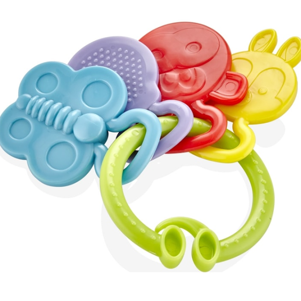 Игрушка для прорезывания зубов BabyJem Rattle Teether от 3 месяцев photo 2 Игрушка для прорезывания зубов BabyJem Rattle Teether от 3 месяцев photo 2