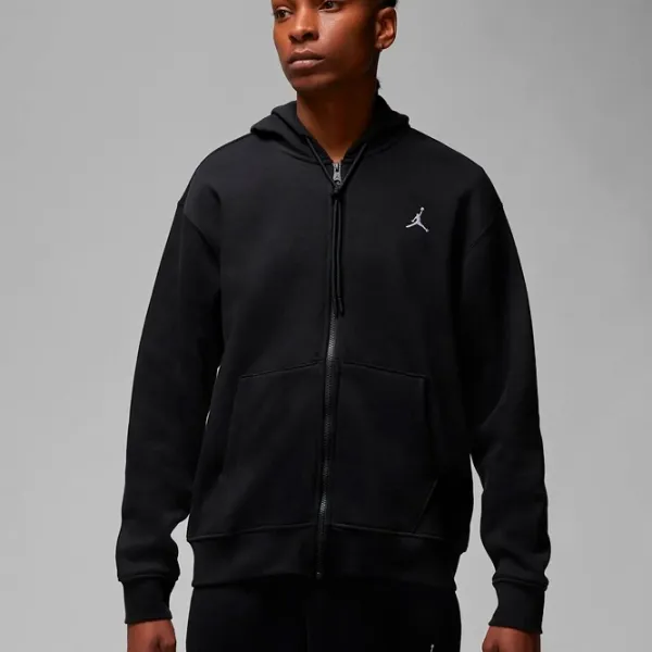 Hanorac pentru bărbați Nike M Jordan Ess Flc Fz Hoodie Drept/ Black photo 2