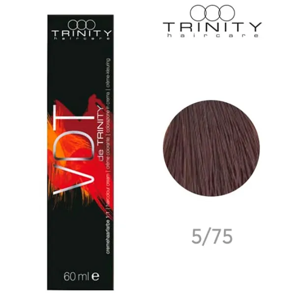 Краска для волос Trinity VDT Код цвета: 5-75, 60 мл photo 2 Краска для волос Trinity VDT Код цвета: 5-75, 60 мл photo 2