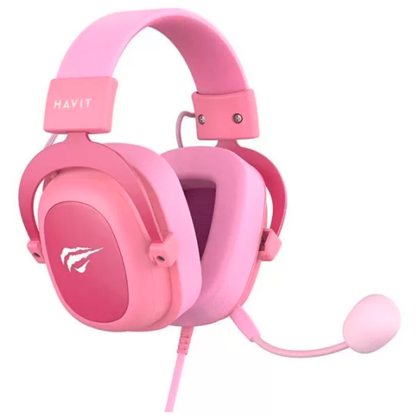 Căști Havit H2002D Matte Pink Cu fir/ Gaming photo 3