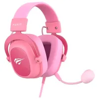 Наушники Havit H2002D Матовый Розовый Проводная/ Игровой photo 3
