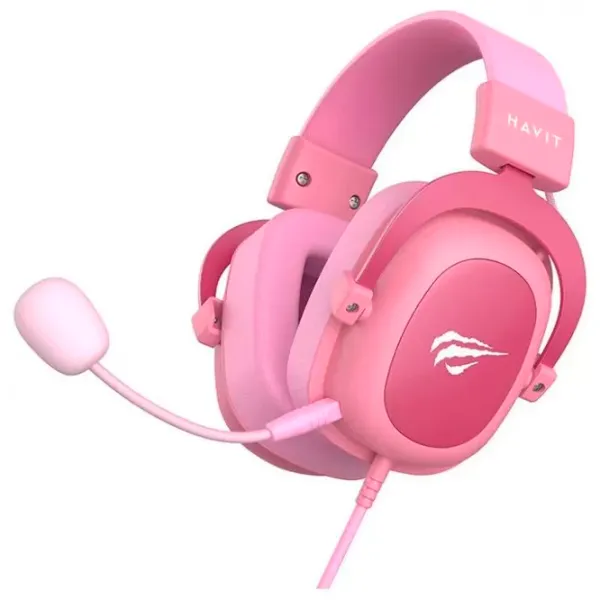 Căști Havit H2002D Matte Pink Cu fir/ Gaming photo 4