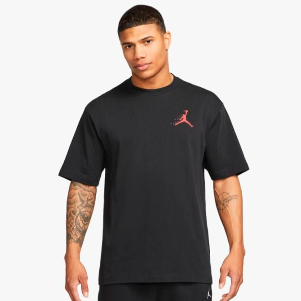 Tricou pentru bărbați Jordan Flt Ess Hldy Crew 100% bumbac/ Black photo 2