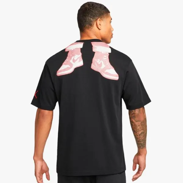 Tricou pentru bărbați Jordan Flt Ess Hldy Crew 100% bumbac/ Black photo 3