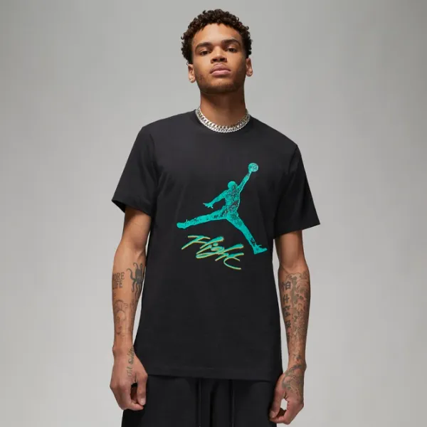Tricou pentru bărbați Jordan Ess Jumpman Ss Crew 100% bumbac/ Black photo 2