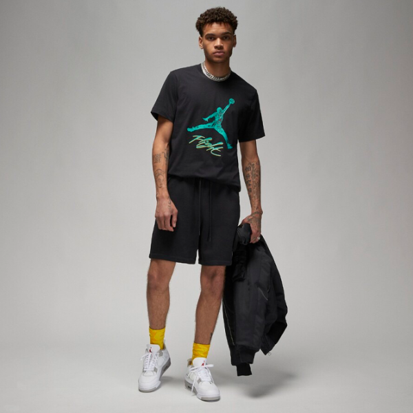 Футболка для мужчин Jordan Ess Jumpman Ss Crew 100% хлопок/ Черный photo 4 Футболка для мужчин Jordan Ess Jumpman Ss Crew 100% хлопок/ Черный photo 4