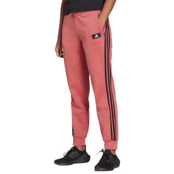 Спортивные брюки для женщин Adidas W Fi 3S Reg Pnt XS/ Light Coral photo 2