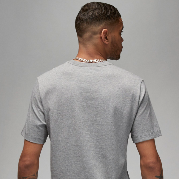 Tricou pentru bărbați Jordan Flt Ess Jm Ss Crew 100% bumbac/ Gray photo 2
