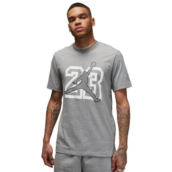 Tricou pentru bărbați Jordan Flt Ess Jm Ss Crew 100% bumbac/ Gray photo 3 Tricou pentru bărbați Jordan Flt Ess Jm Ss Crew 100% bumbac/ Gray photo 3