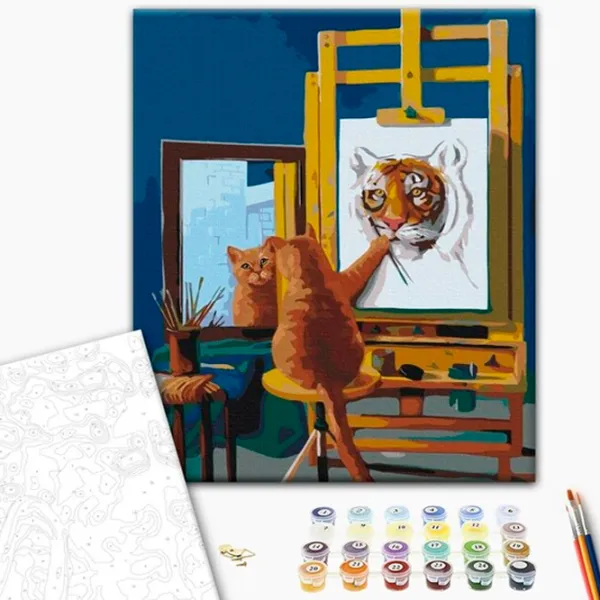 Pictură pe numere BrushMe Norman Catwell BS53459FC 50 x 40 cm/ Verticală photo 2