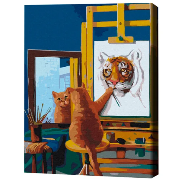 Pictură pe numere BrushMe Norman Catwell BS53459FC 50 x 40 cm/ Verticală photo 3