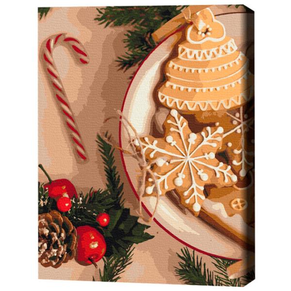 Картина по номерам BrushMe Бабушкино печенье на Рождество BS52505FC 50 x 40 см/ Вертикальная photo 3